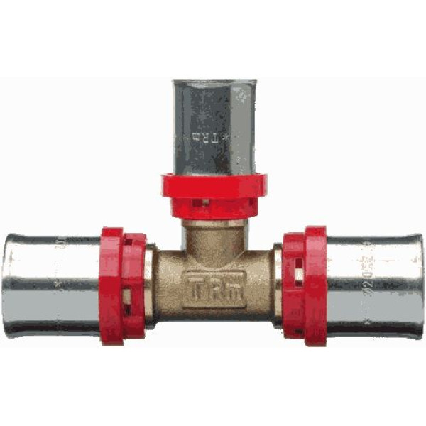 Тройник 20*16*20 TeRma (пресс, латунь) (02408)