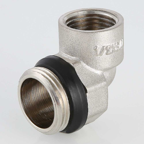 Отвод коллекторный Valtec 3/4"*1/2" никель (VTc.531.N.0504)