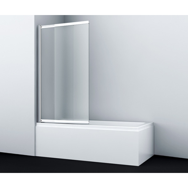 Душевая шторка для ванн WasserKRAFT Main 100х140 стекло матовое, профиль хром (41S02-100 LM) Душевая шторка для ванн WasserKRAFT Main 100х140 стекло матовое, профиль хром (41S02-100 LM)