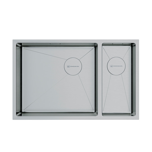 Мойка для кухни врезная Omoikiri Taki 69-2-U/IF-L Side-IN нерж. сталь/нержавеющая сталь (4997049) Мойка для кухни врезная Omoikiri Taki 69-2-U/IF-L Side-IN нерж. сталь/нержавеющая сталь (4997049)