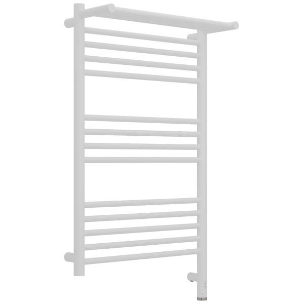 Полотенцесушитель электрический Сунержа Богема 3.1 800x500 с полочкой провод справа матовый белый (30-6007-8050)