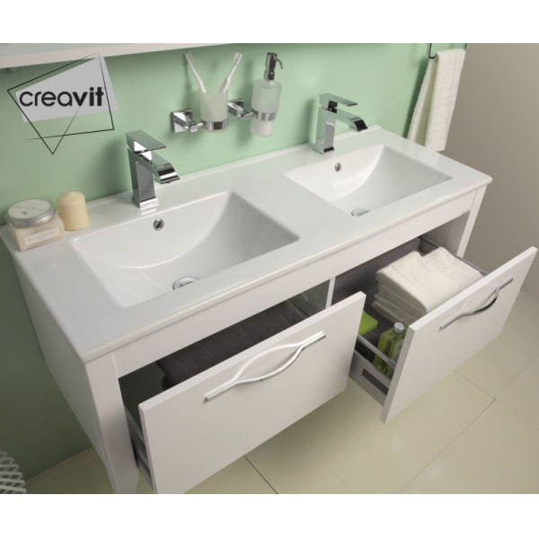 Раковина мебельная Creavit Su 121x46 белая (SU121-00CB00E-0000) Раковина мебельная Creavit Su 121x46 белая (SU121-00CB00E-0000)