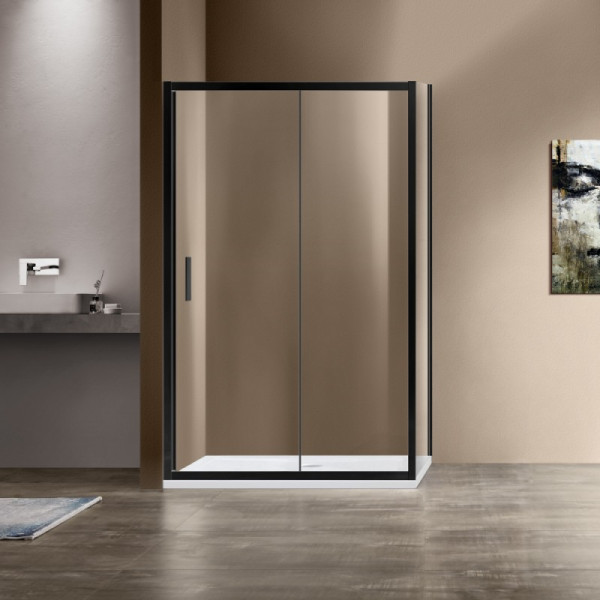 Душевой уголок Vincea Garda 1400х900х1900 стекло прозрачное, профиль черный (VSR-1G9014CLB) Душевой уголок Vincea Garda 1400х900х1900 стекло прозрачное, профиль черный (VSR-1G9014CLB)