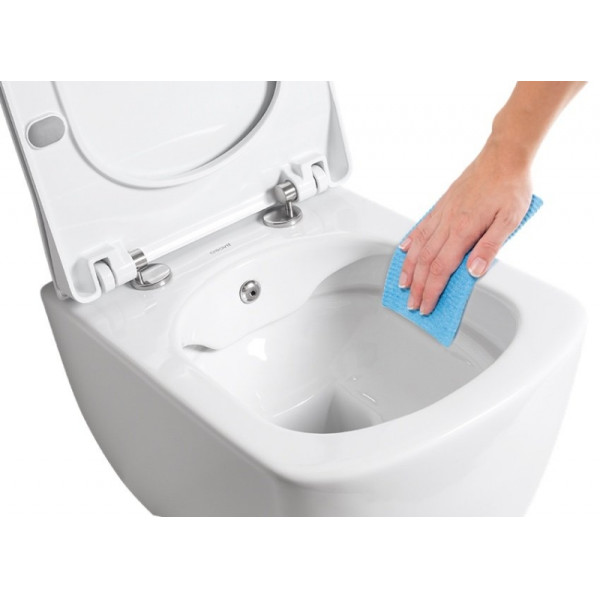 Унитаз подвесной с биде Creavit Elegant 37x51,3x35 белый (EG321-00CB00E-0000)