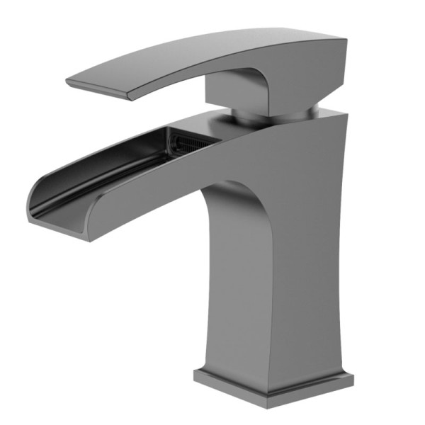 Смеситель для раковины Gerhans оружейная сталь (K11014D-6)