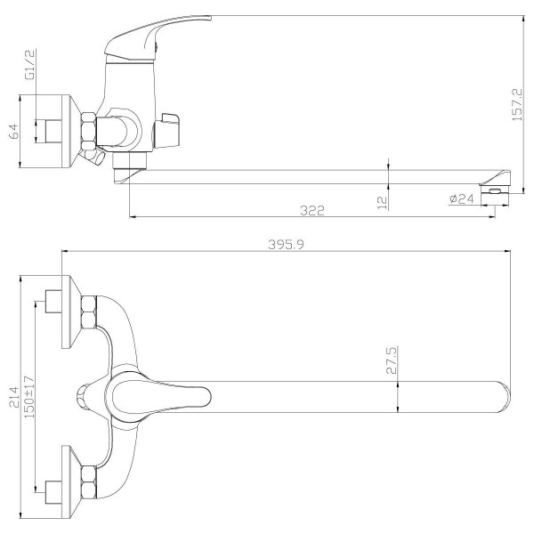Смеситель для ванны и душа Rossinka Y35-32 с душевым комплектом (Y35-32) Смеситель для ванны и душа Rossinka Y35-32 с душевым комплектом (Y35-32)
