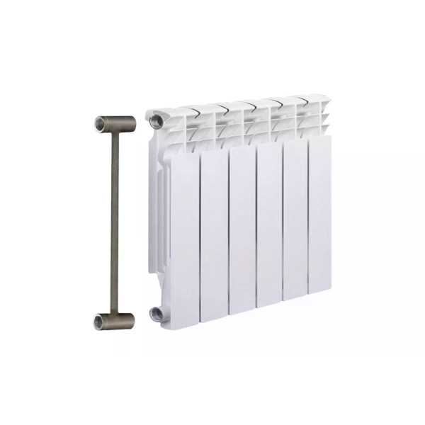Радиатор биметаллический Solur Prestige В-500 06 секций белый (BMET06)