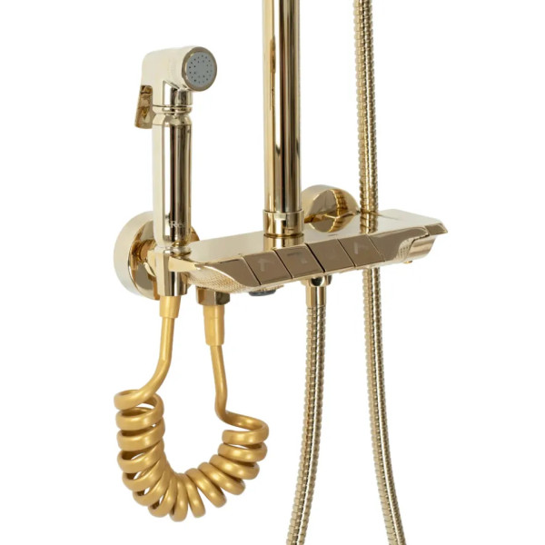 Душевая система на четыре режима Rea Max Gold (REA-P6617)
