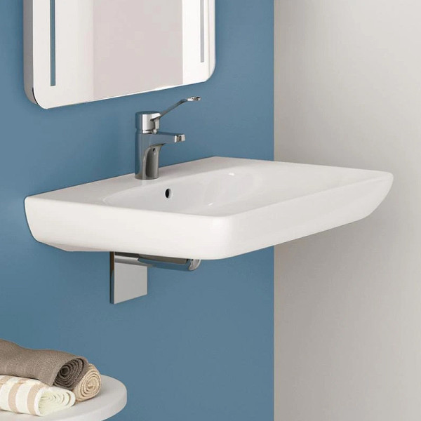 Раковина подвесная Geberit Selnova Comfort 65x55 с 1 отверстием под смеситель и перелив, белая (500.292.01.1) Раковина подвесная Geberit Selnova Comfort 65x55 с 1 отверстием под смеситель и перелив, белая (500.292.01.1)