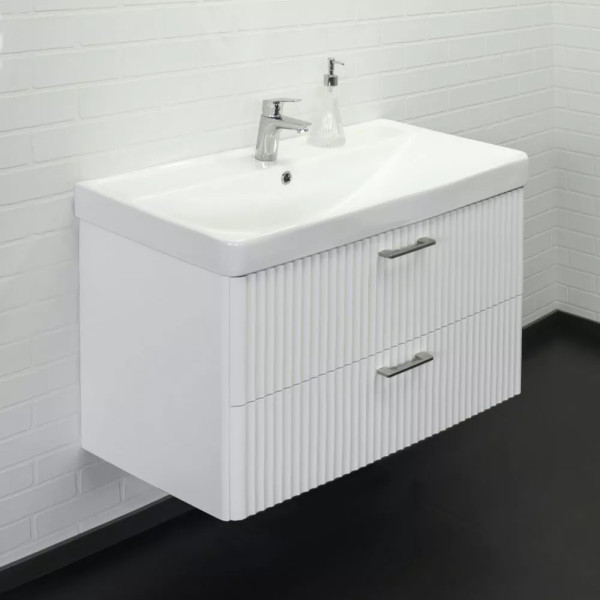 Тумба подвесная Comforty Ангара 900x475x590 белый матовый (00-00017872)