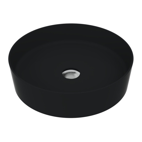Раковина накладная Creavit Loop 45x45 черный (LP145-00BR00E-0000)