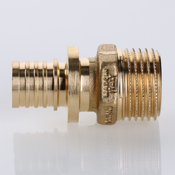 Соединение прямое 25х1/2"Н Valtec PE-Xa VTm.401.BG (латунь) VTm.401.BG.002504 Соединение прямое 25х1/2"Н Valtec PE-Xa VTm.401.BG (латунь) VTm.401.BG.002504