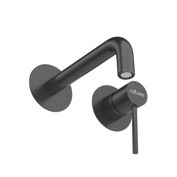 Смеситель для раковины встраиваемый Cezares Relax черный матовый (RELAX-BLI2-1-NOP-W0) Смеситель для раковины встраиваемый Cezares Relax черный матовый (RELAX-BLI2-1-NOP-W0)