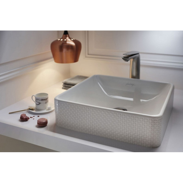 Раковина накладная Jacob Delafon Vox 40x40 белая (EVG102-PT4)
