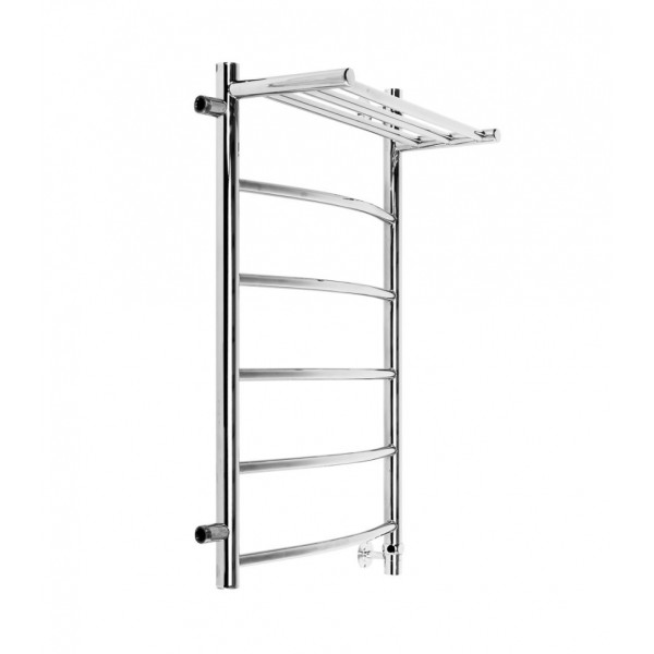 Полотенцесушитель водяной Velar Лидер 800x400 с полкой, хром Полотенцесушитель водяной Velar Лидер 800x400 с полкой, хром