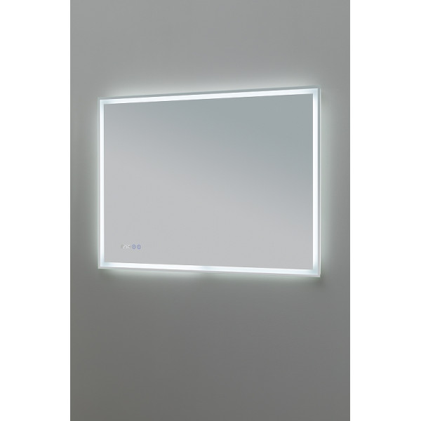 Зеркало с подсветкой Aquanet Оптима 100x75 белый (002889,67) Зеркало с подсветкой Aquanet Оптима 100x75 белый (002889,67)