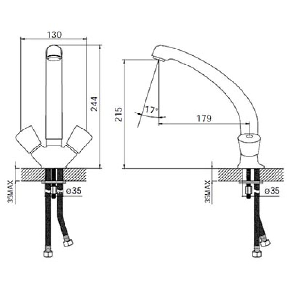 Смеситель для раковины Iddis Praktic (59000B1+Z03) Смеситель для раковины Iddis Praktic (59000B1+Z03)