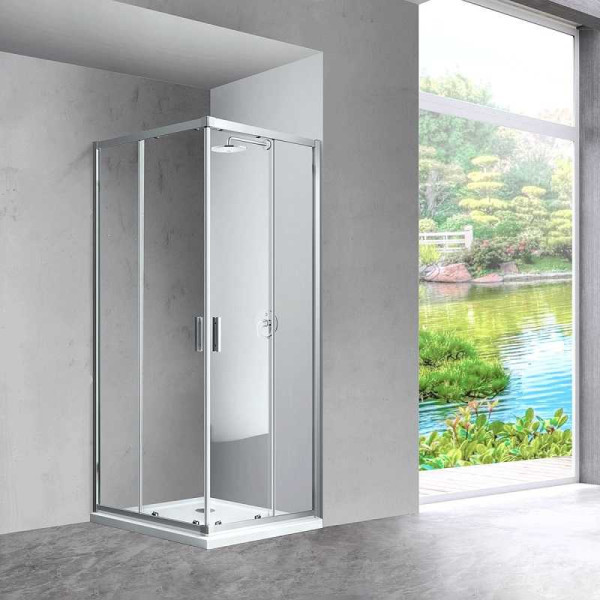 Душевой уголок Vincea Scala 1000х800х1900 стекло прозрачное, профиль хром (VSS-2SC8010CL)