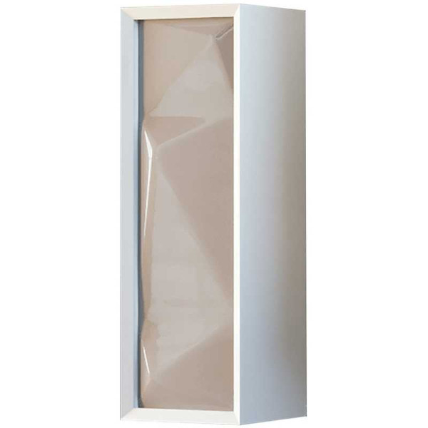 Пенал подвесной Marka One Romb 300*225*800 капучино (У73556)