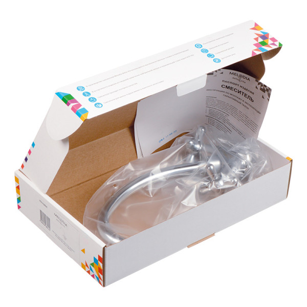 Смеситель для кухни Melodia della vita Cross хром (MDV32505) Смеситель для кухни Melodia della vita Cross хром (MDV32505)