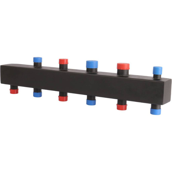 Коллектор распределительный Rommer 1"*1 1/4" на 3(4) контура (сталь, до 80 кВт) (RDG-0016-004034) Коллектор распределительный Rommer 1"*1 1/4" на 3(4) контура (сталь, до 80 кВт) (RDG-0016-004034)