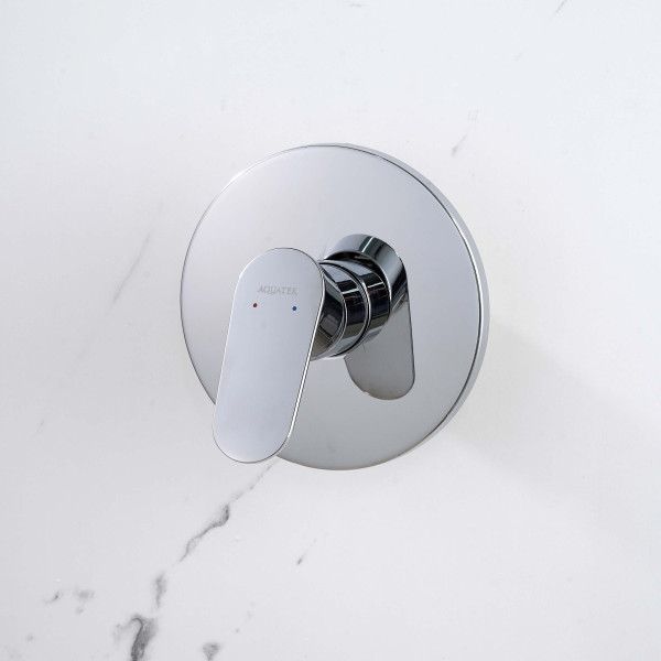 Смеситель для душа Aquatek Ника встраиваемый хром (AQ1866CR)