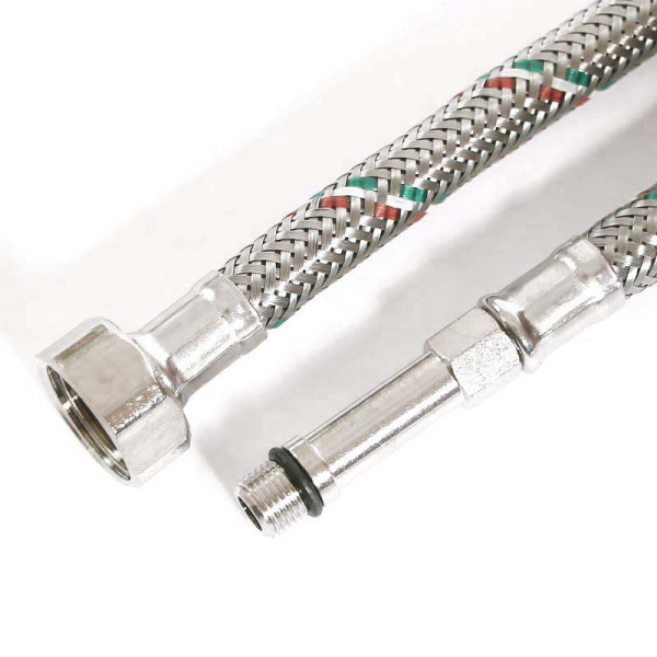 Подводка гибкая для смесителя Uni-Fitt 300 мм 1/2"*МL10х1 удл. штуцер DN 8 оплётка из нерж. стали (503S2803)