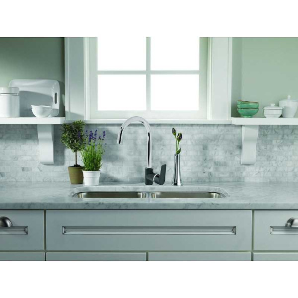 Смеситель для кухни Damixa RedBlu Origin Balance двухцветный, черный (790720000)