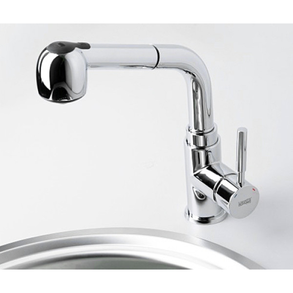 Смеситель для кухни WasserKRAFT Main с выдвижной лейкой (4166)