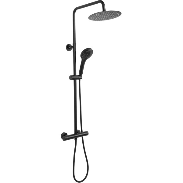 Душевая система термостатическая Rea Vincent Black mat (REA-P6600)