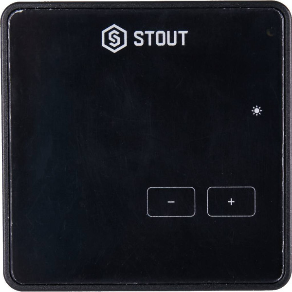 Терморегулятор Stout проводной комнатный R-10z, белый (STE-0101-010004) Терморегулятор Stout проводной комнатный R-10z, белый (STE-0101-010004)