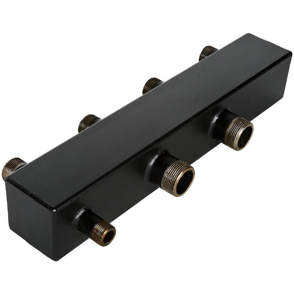 Коллектор распределительный Rommer 1"*1 1/4" на 2 контура (сталь, до 80 кВт) в теплоизоляции (RDG-1016-004002) Коллектор распределительный Rommer 1"*1 1/4" на 2 контура (сталь, до 80 кВт) в теплоизоляции (RDG-1016-004002)