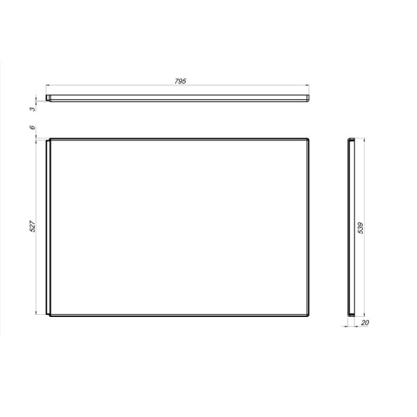 Экран торцевой AM.PM 80 (W00A-000-080W-S) Экран торцевой AM.PM 80 (W00A-000-080W-S)