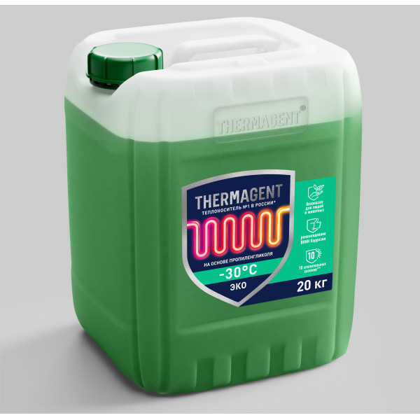 Теплоноситель Thermagent Eko-30 20 кг (пропиленгликоль) (TA 914699) Теплоноситель Thermagent Eko-30 20 кг (пропиленгликоль) (TA 914699)