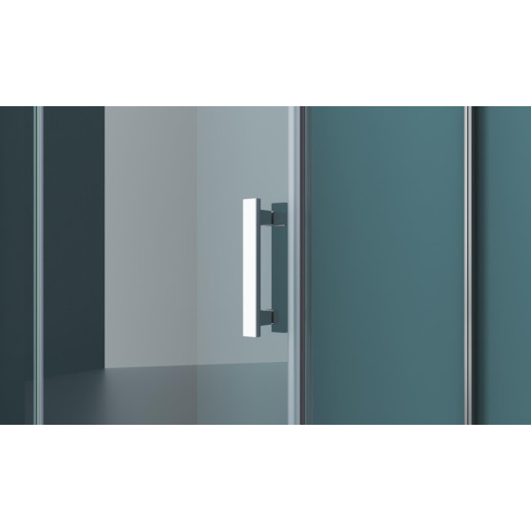 Душевой уголок BelBagno Luce 100x80x195 стекло прозрачное, профиль хром (LUCE-AH-1-100/80-C-Cr) Душевой уголок BelBagno Luce 100x80x195 стекло прозрачное, профиль хром (LUCE-AH-1-100/80-C-Cr)