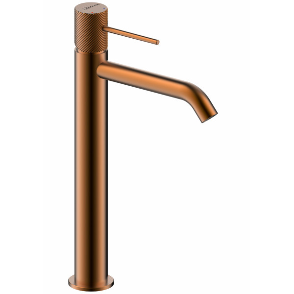 Смеситель для раковины Lemark Karella золотой (LMF-2015S-BRRG)