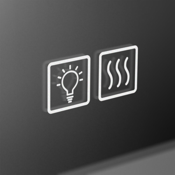 Зеркало BelBagno с подогревом 80x80 (SPC-OTT-80-80-LED-TCH) Зеркало BelBagno с подогревом 80x80 (SPC-OTT-80-80-LED-TCH)