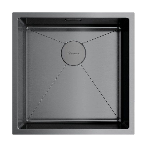 Мойка для кухни врезная Omoikiri Taki 44-U/IF-GM 440x440 вороненая сталь (4973521) Мойка для кухни врезная Omoikiri Taki 44-U/IF-GM 440x440 вороненая сталь (4973521)