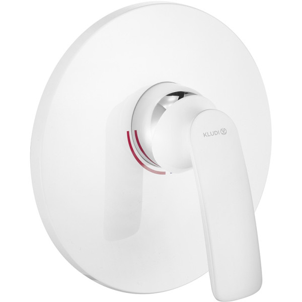Смеситель для душа Kludi Balance белый, внешняя часть (526559175) Смеситель для душа Kludi Balance белый, внешняя часть (526559175)