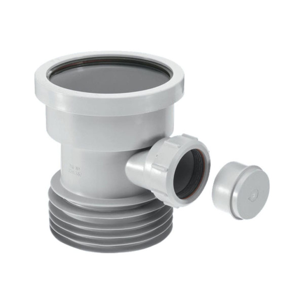 Муфта прямая McAlpine 110 с манжетой и отводом 40 мм L 156 мм (MRDC1D-GR) Муфта прямая McAlpine 110 с манжетой и отводом 40 мм L 156 мм (MRDC1D-GR)