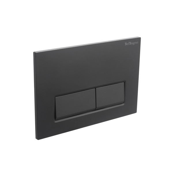 Клавиша смывная BelBagno черный матовый (BB-15R-NERO.M)