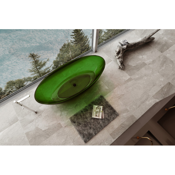 Ванна прозрачная Abber Kristall 180x85 зеленая (AT9702Emerald) Ванна прозрачная Abber Kristall 180x85 зеленая (AT9702Emerald)