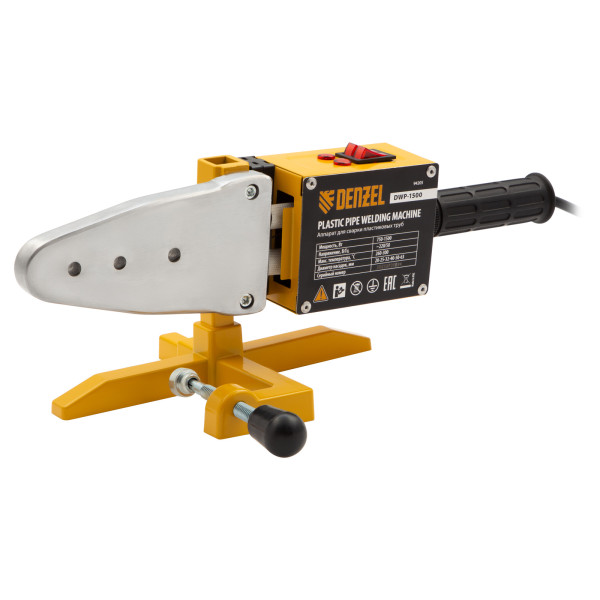 Набор для монтажа труб PP-R Denzel DWP-1500, 20-63 мм (1500 Вт) (94205)