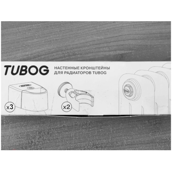 Кронштейны настенные для радиаторов Tubog (цвет Титан)