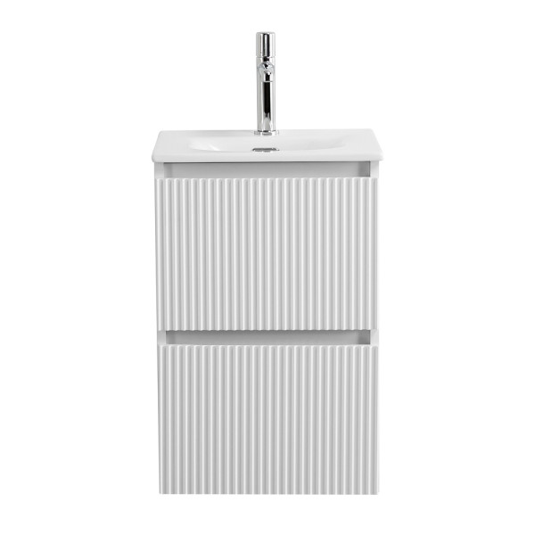 Тумба подвесная BelBagno Uno-Mini 400x405x608 Bianco Opaco/матовый (UNO-MINI-400-2C-SO-BO)