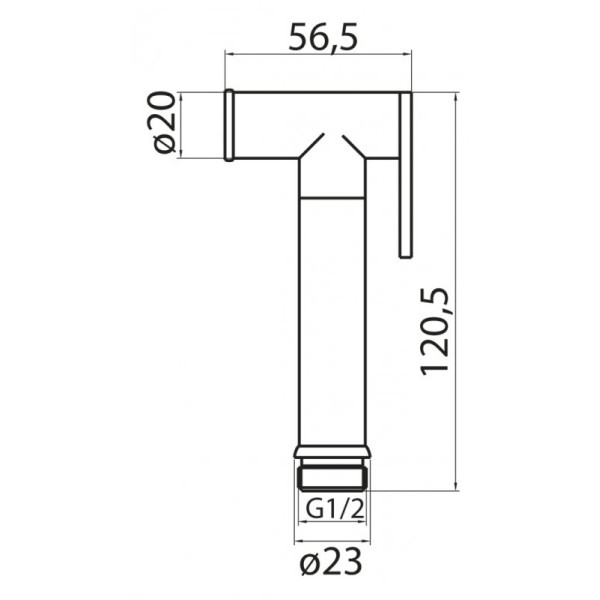 Душ гигиенический Cezares CZR чёрный матовый (CZR-ID2-NOP) Душ гигиенический Cezares CZR чёрный матовый (CZR-ID2-NOP)