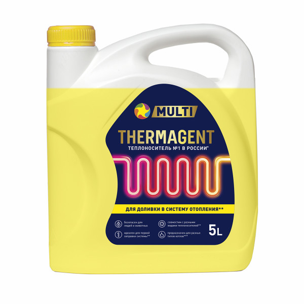 Теплоноситель Thermagent Eko-40 (Multi) 5 л (пропиленгликоль) (TA 122555) Теплоноситель Thermagent Eko-40 (Multi) 5 л (пропиленгликоль) (TA 122555)