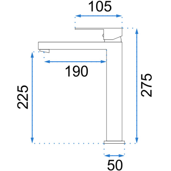 Смеситель для раковины REA Fenix Black mat (REA-B7849) Смеситель для раковины REA Fenix Black mat (REA-B7849)