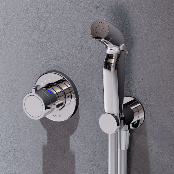 Гигиенический набор AM.PM X-Joy для скрытого монтажа со встроенным смесителем для душа с ТМС (F0H85A400) Гигиенический набор AM.PM X-Joy для скрытого монтажа со встроенным смесителем для душа с ТМС (F0H85A400)