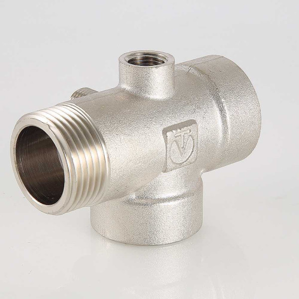 Соединение пятиходовое 1"*80 мм. Valtec (никель) (VTr.600.N.06080) Соединение пятиходовое 1"*80 мм. Valtec (никель) (VTr.600.N.06080)